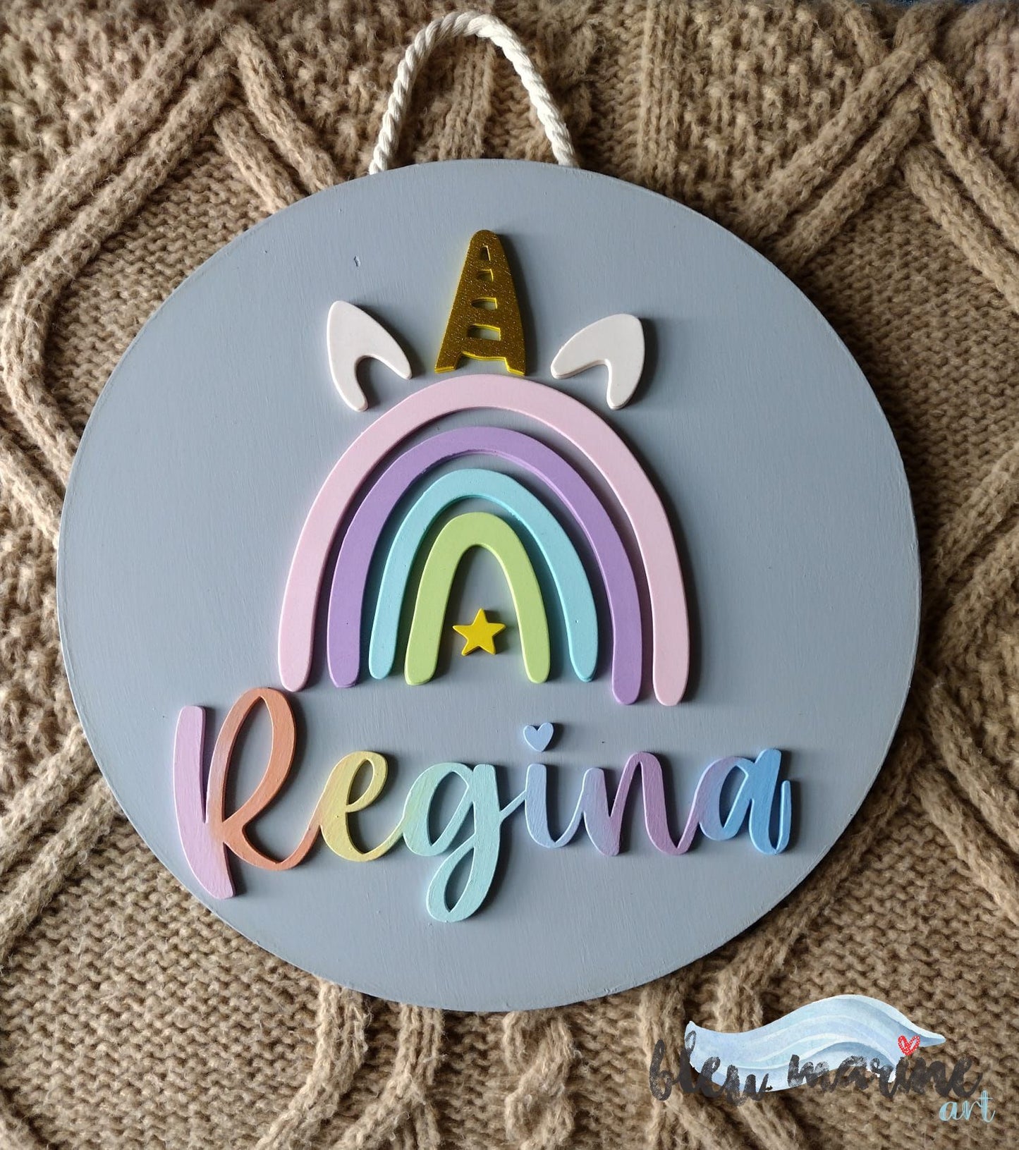 Rainbow wall decoration - Customized